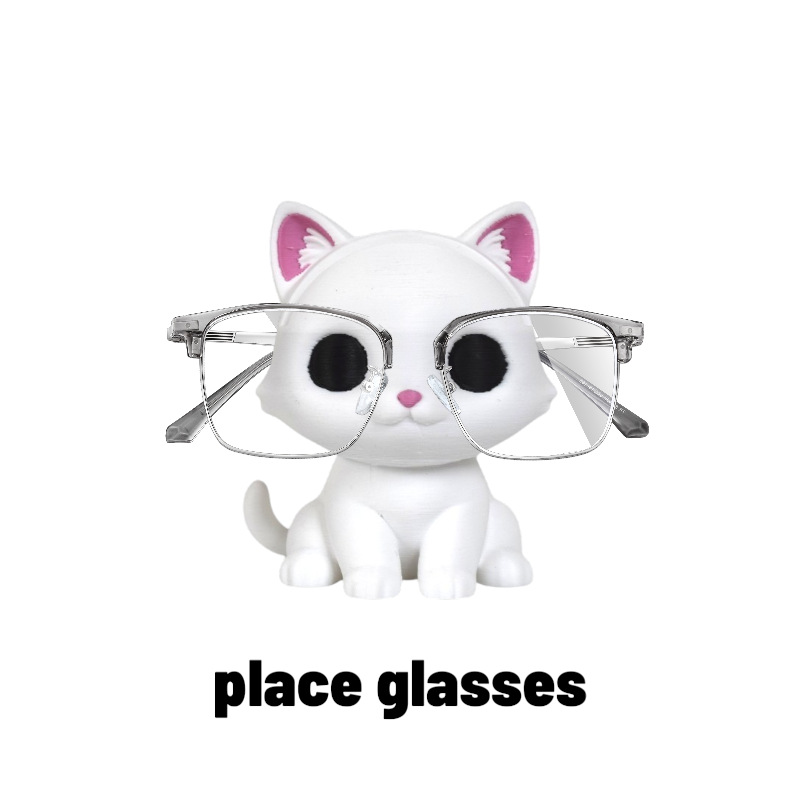 3D Printing Glasses Frames - Creative Cute Cat-shaped Glasses Frames 3D