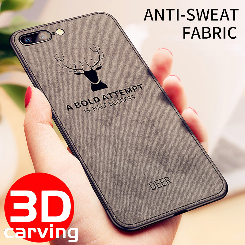 3D Printing On Fabric - Deer 3D Print Vintage Fabric Case