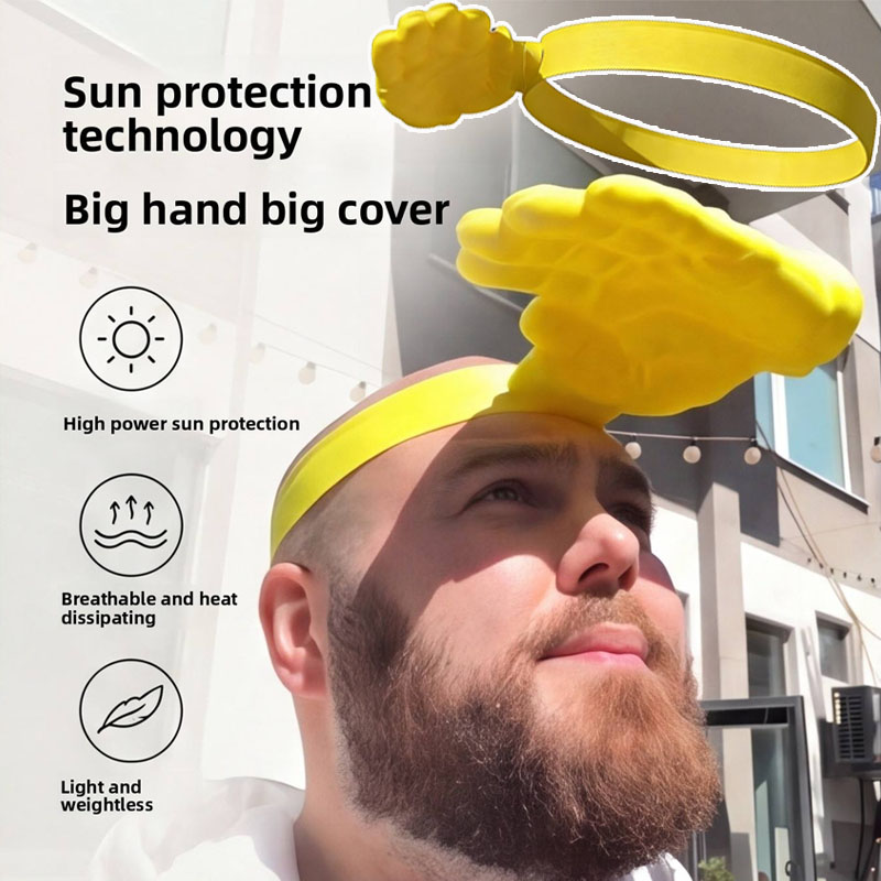 3D Printing Foto - Funny 3D Printed Hand Palm Visor