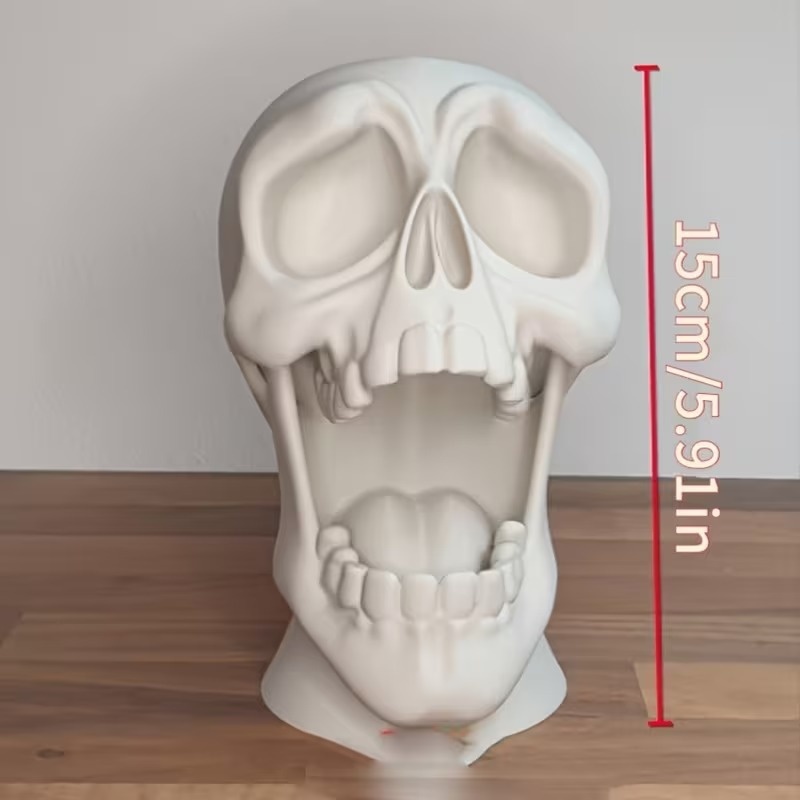 3D Printed Skull Headset Stand - 3D Printing Xbox Controller Holder ulasan dan harga