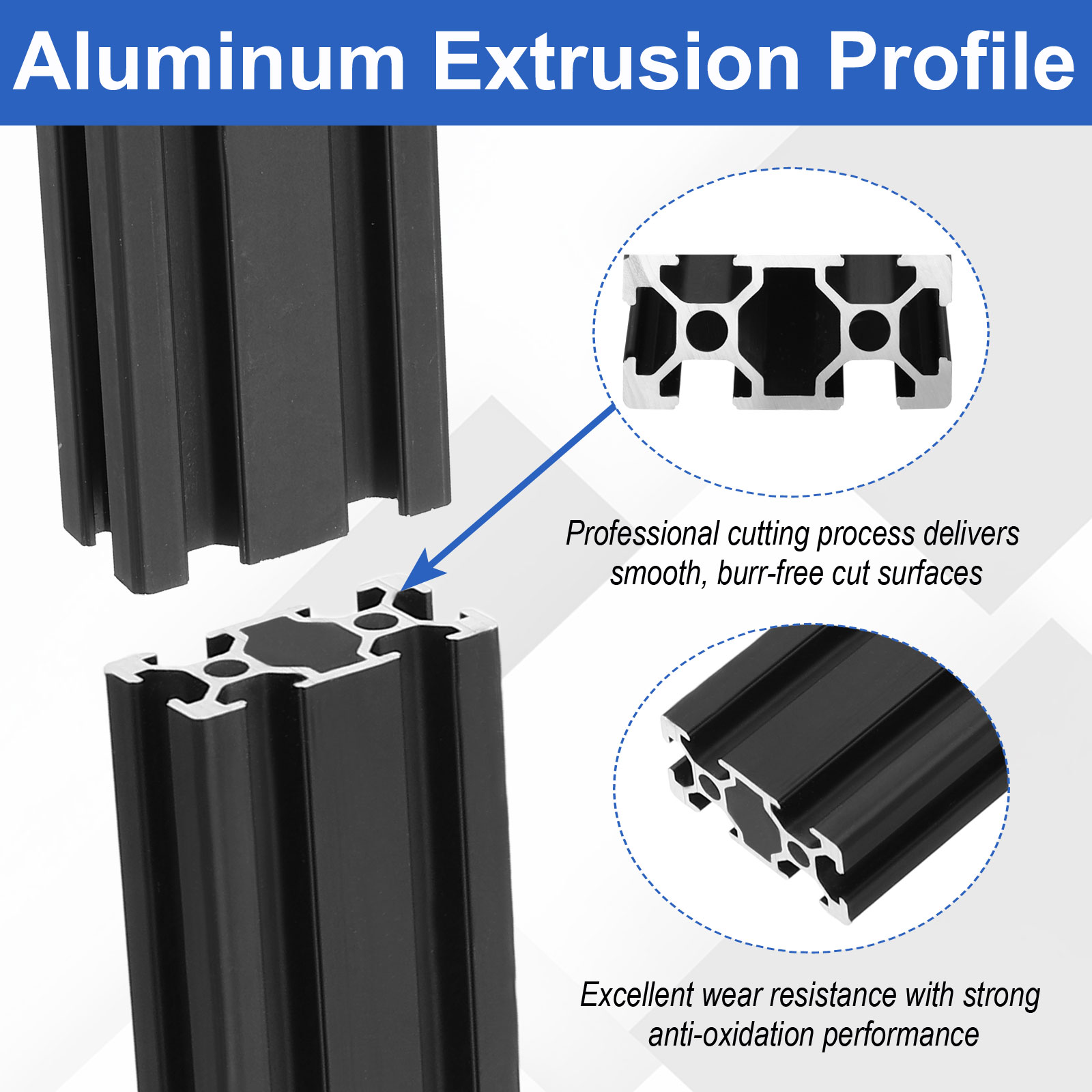 2Pcs 150-1220mm 2040 Aluminum  - V Slot Aluminum Extrusion ulasan dan harga