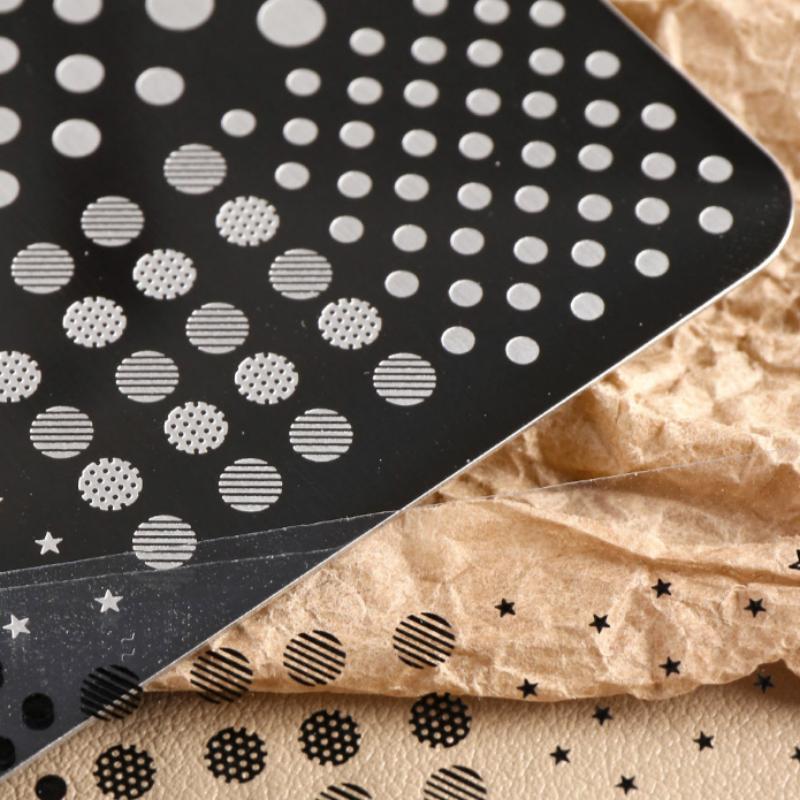 /Vly/Cute Dotting & Strip Line - 3D Printing Template ulasan dan harga