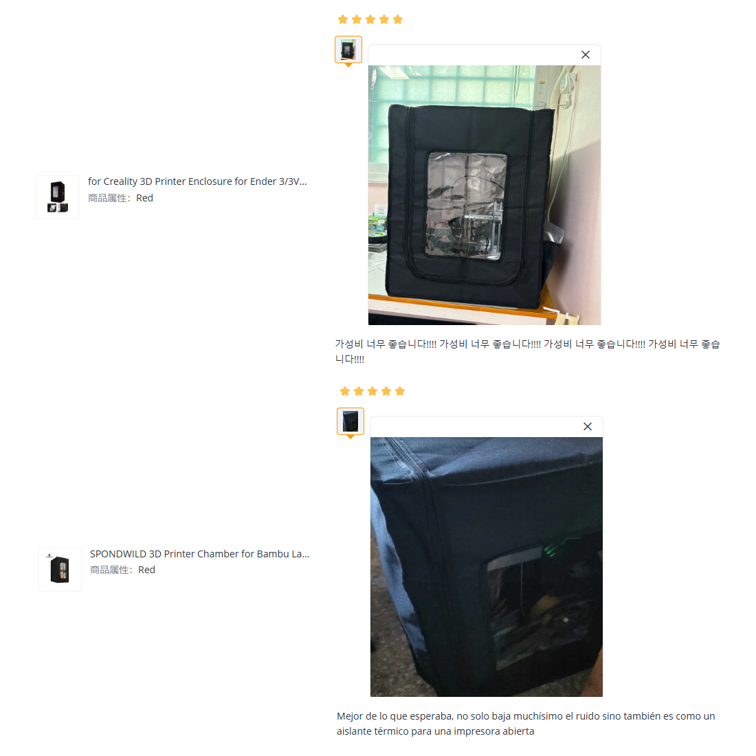 SPONDWILD 3D Printer Chamber f - 3D Printer Enclosure Frame ulasan dan harga