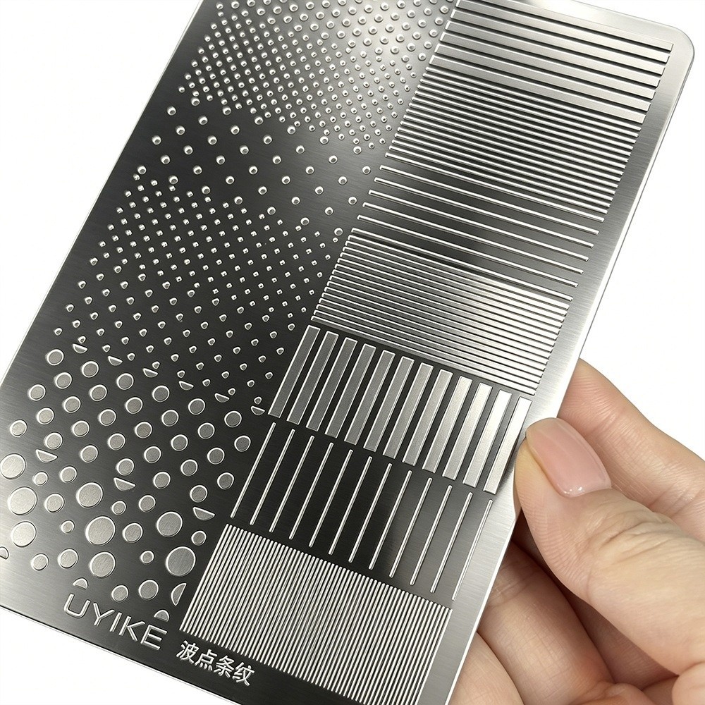 Dotting Pattern Nail Art Stamp - 3D Printing Template ulasan dan harga