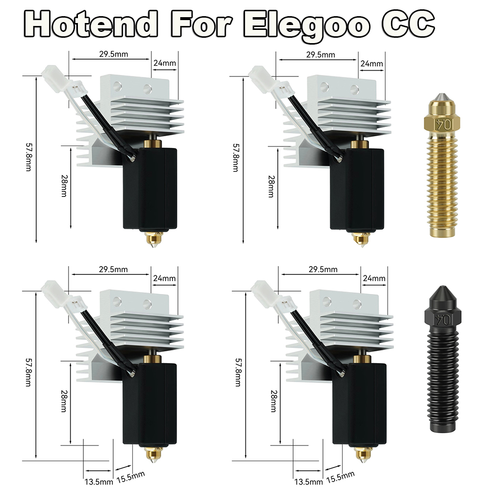 24V 60W Hotend Kit For Elegoo  - 3D Printing Elegoo ulasan dan harga