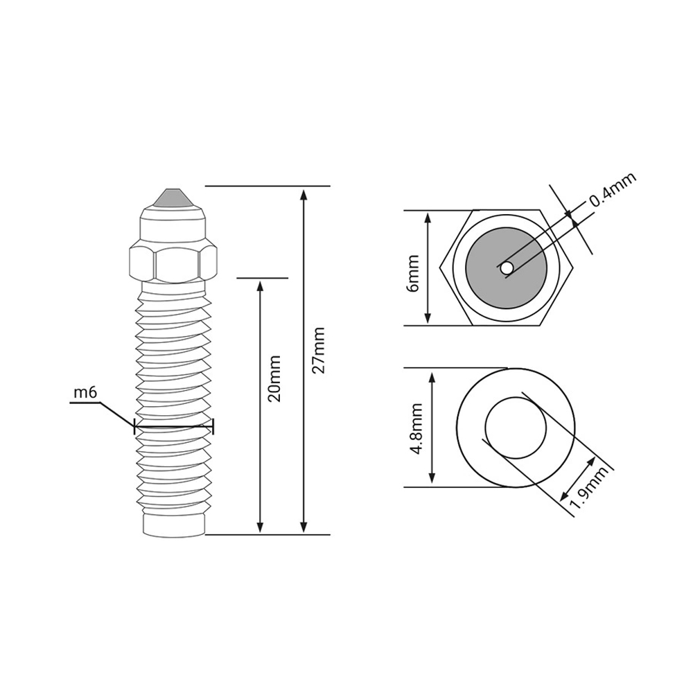 24V 60W Hotend Kit For Elegoo  - 3D Printing Elegoo ulasan dan harga