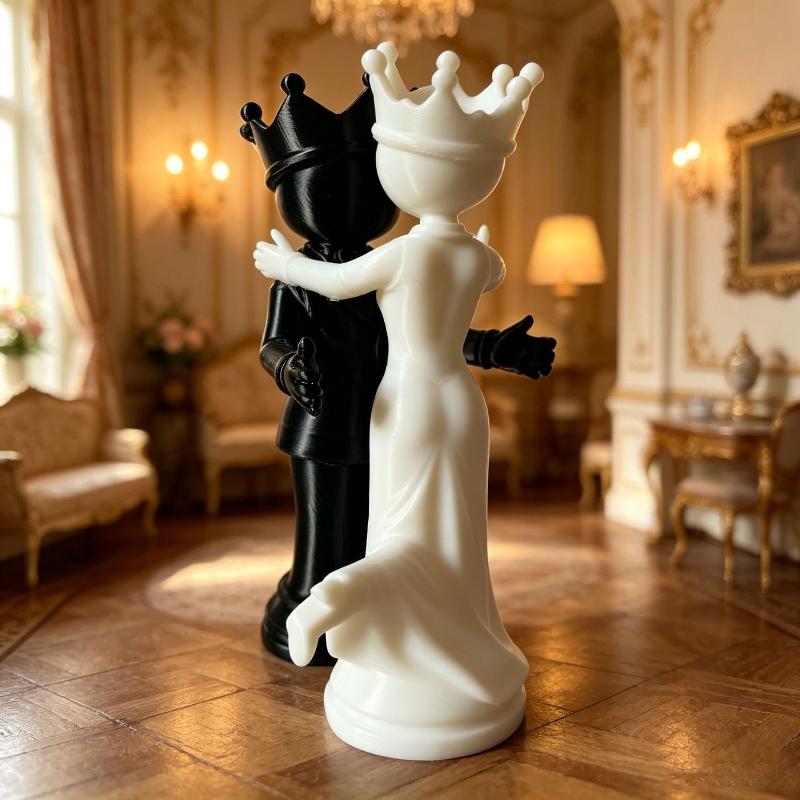 1Set 3D Printed Chess King And - 3D Printing Chess ulasan dan harga