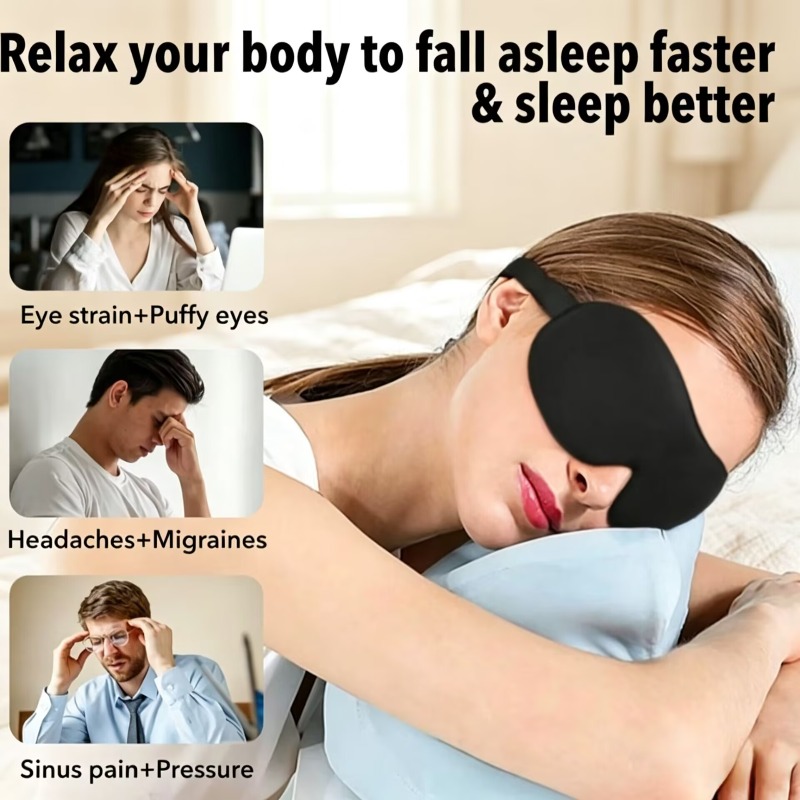 3D Sleep Mask Blindfold 2pcs S - 3D Printing Mask ulasan dan harga