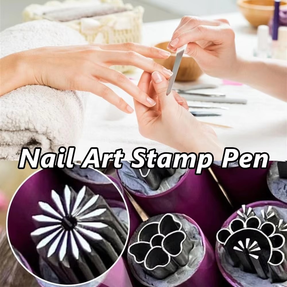 10/6/4pcs Nail Art Stamp Pen S - 3D Printing Template ulasan dan harga