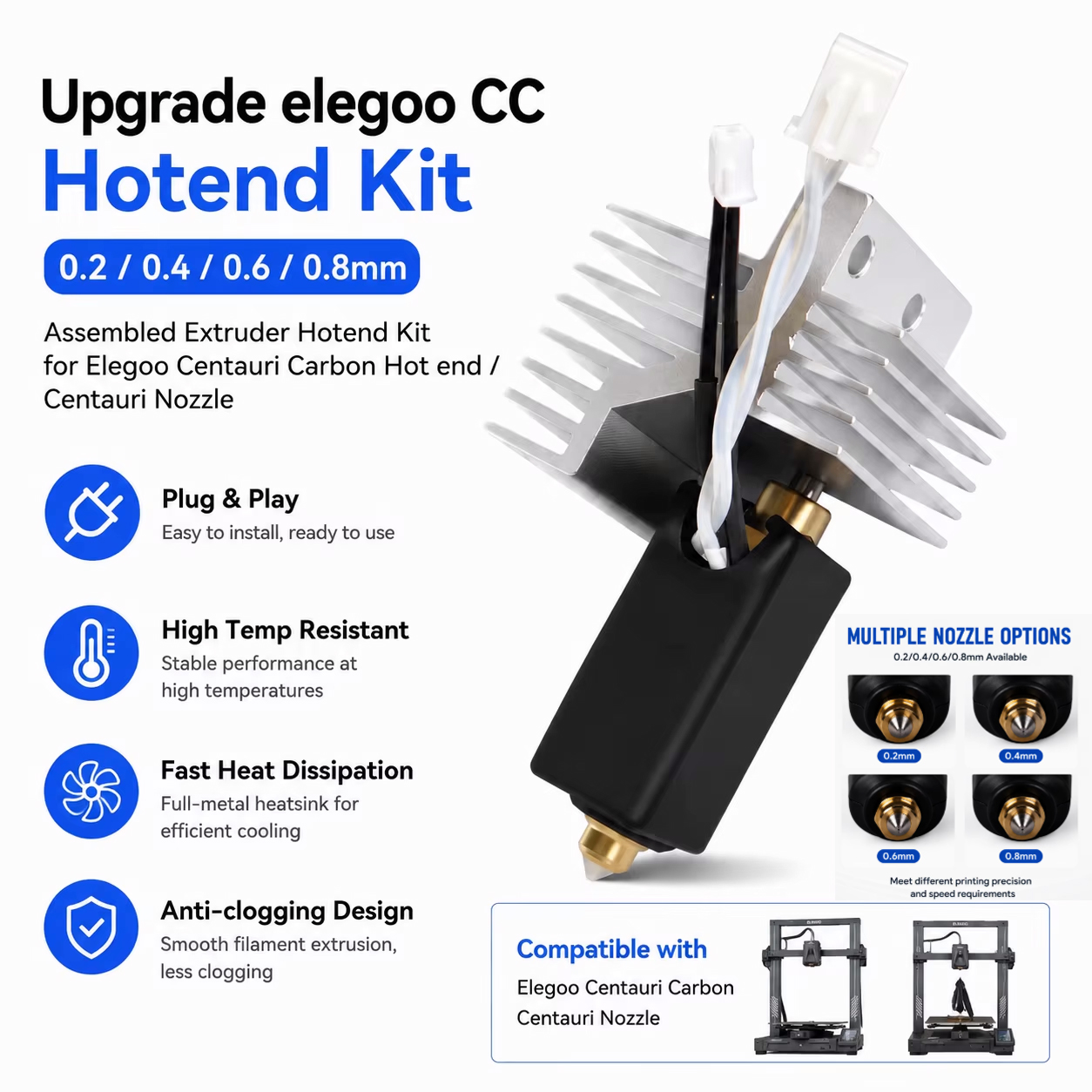 Ceramic Hotend Kit for 3D Prin - 3D Printing Elegoo ulasan dan harga