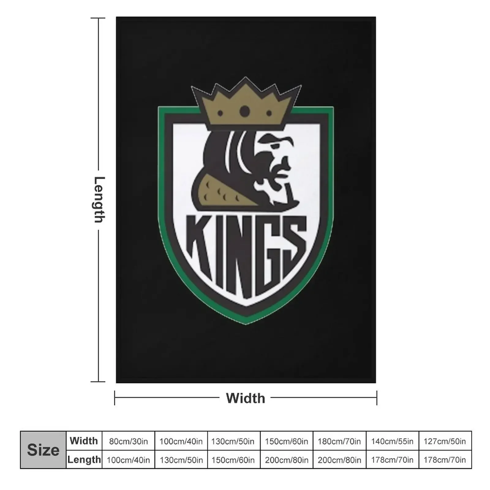 South Shore Kings Throw Blanke - 3D Printing On Fabric ulasan dan harga