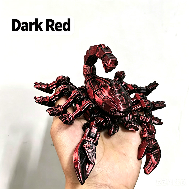 3D Printed Mechanical Scorpion - 3D Printing Figure ulasan dan harga