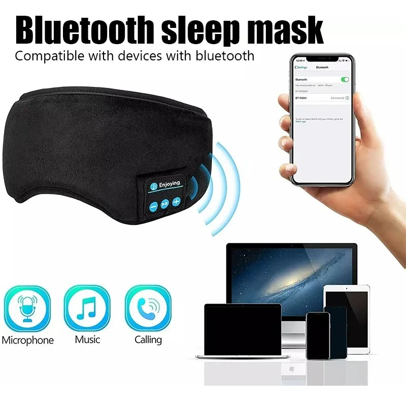 3D Eye Mask Bluetooth Headphon - 3D Printing Mask ulasan dan harga