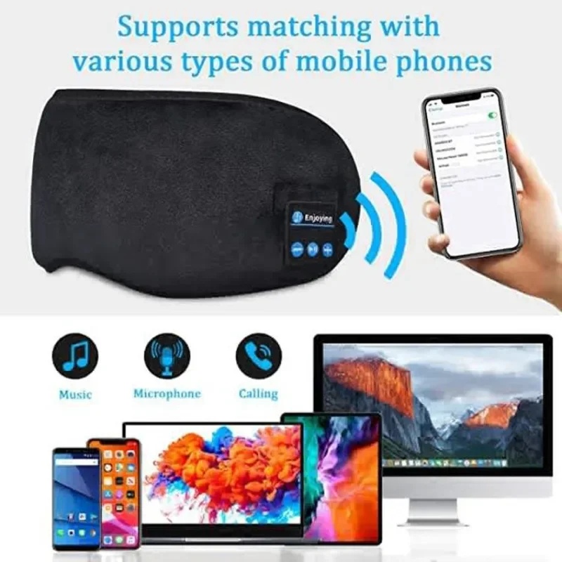 3D Eye Mask Bluetooth Headphon - 3D Printing Mask ulasan dan harga