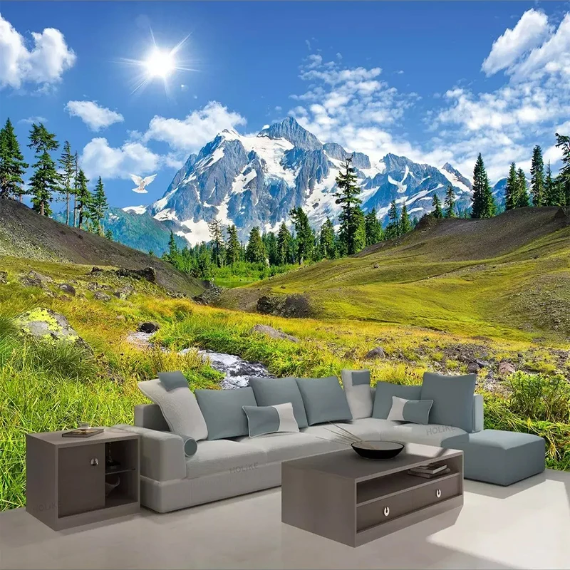 Snow Mountain Plateau Natural  - 3D Printing Foto ulasan dan harga