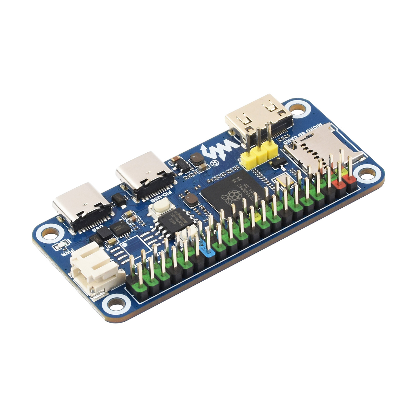 Waveshare RP2350-PiZero Develo - Raspberry Pi 3D Print ulasan dan harga