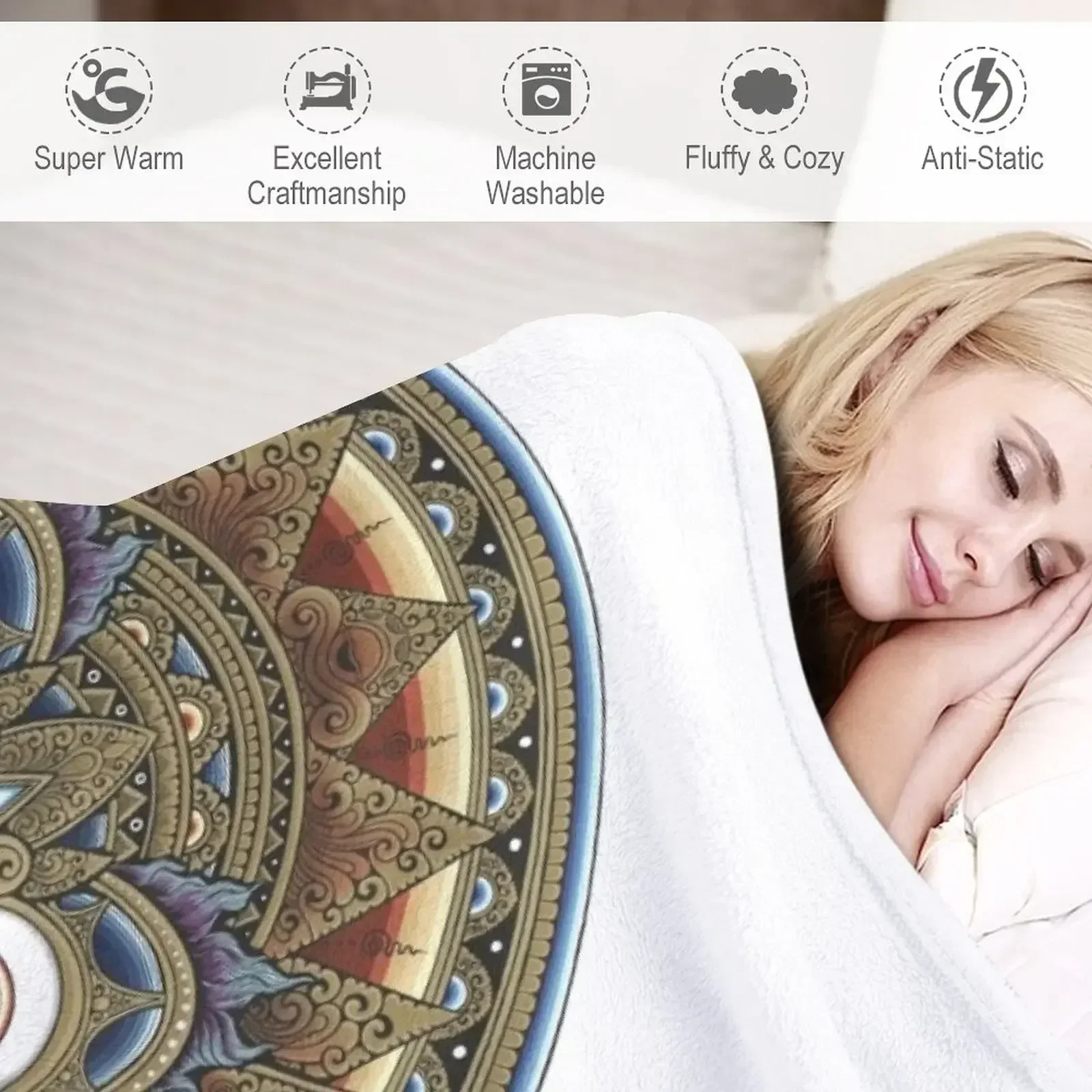 Bali Boma Throw Blanket Design - 3D Printing Bali ulasan dan harga