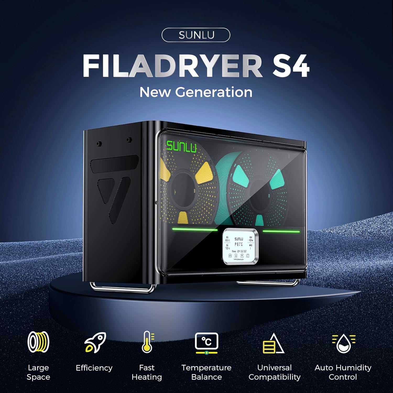 SUNLU S4 Filament Dryer Box 4  - 3D Printing Ptc ulasan dan harga