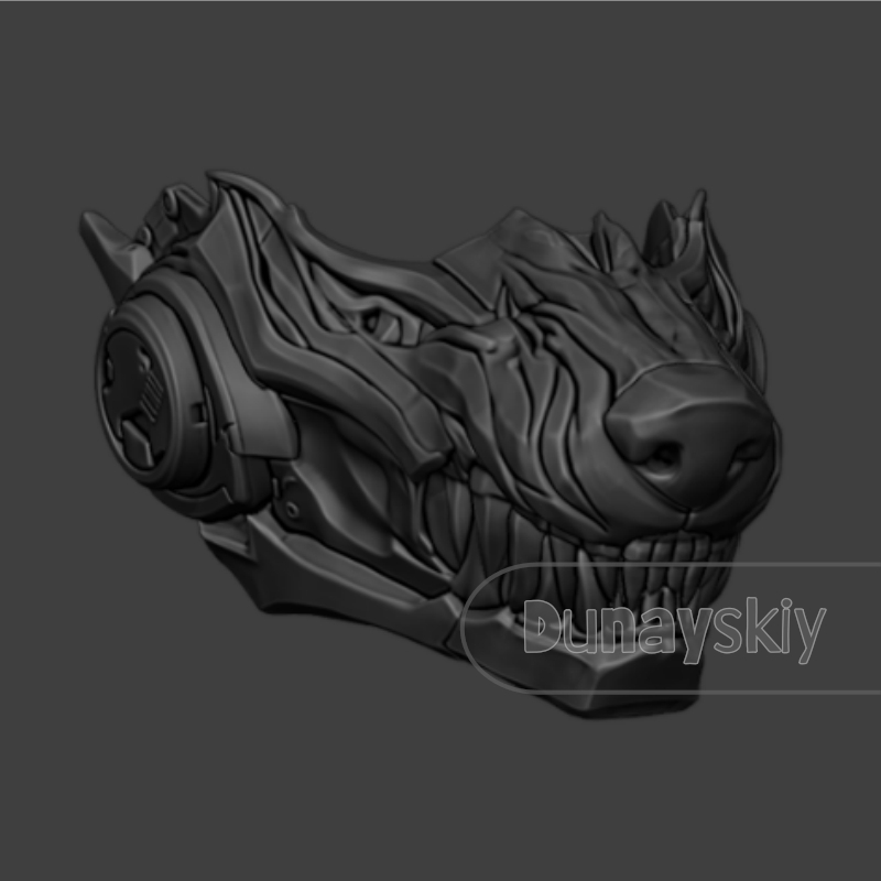 Love and Deepspace Valko Wolf  - 3D Printing Mask ulasan dan harga