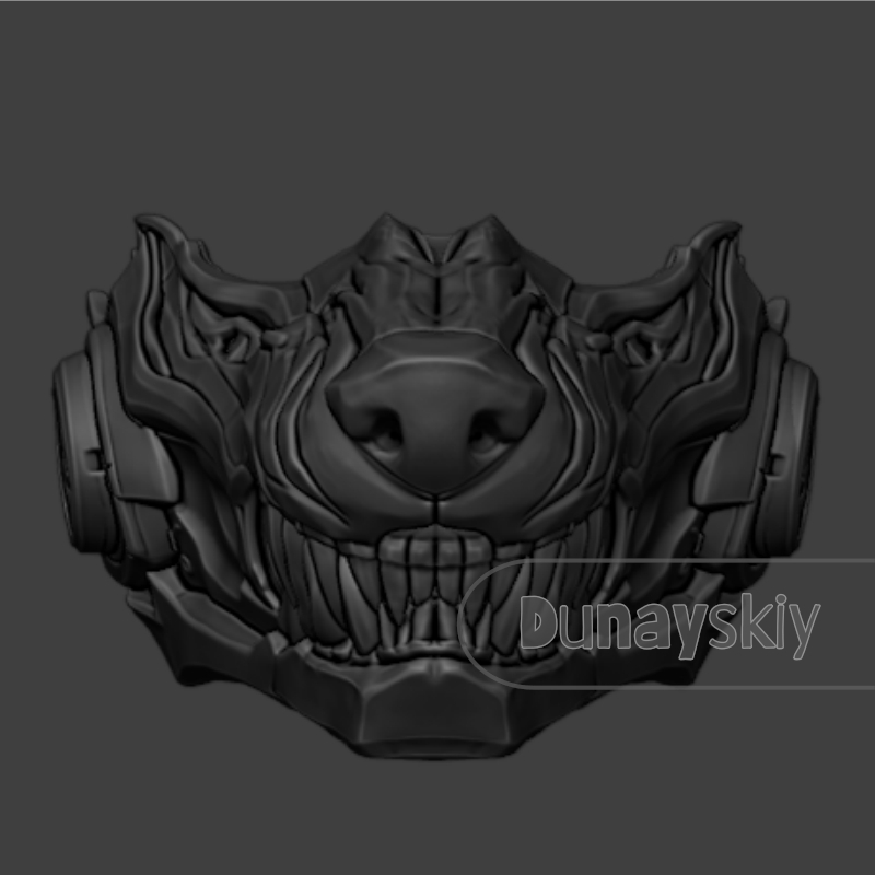 Love and Deepspace Valko Wolf  - 3D Printing Mask ulasan dan harga