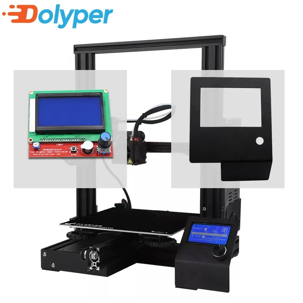 Ender3 12864 Liquid Crystal Di - 3D Printer Enclosure Frame ulasan dan harga