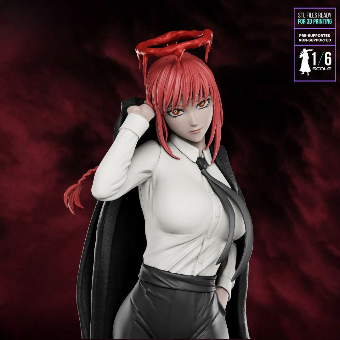 Chainsaw Girl Machima Gk Figur - 3D Printing Ptc ulasan dan harga
