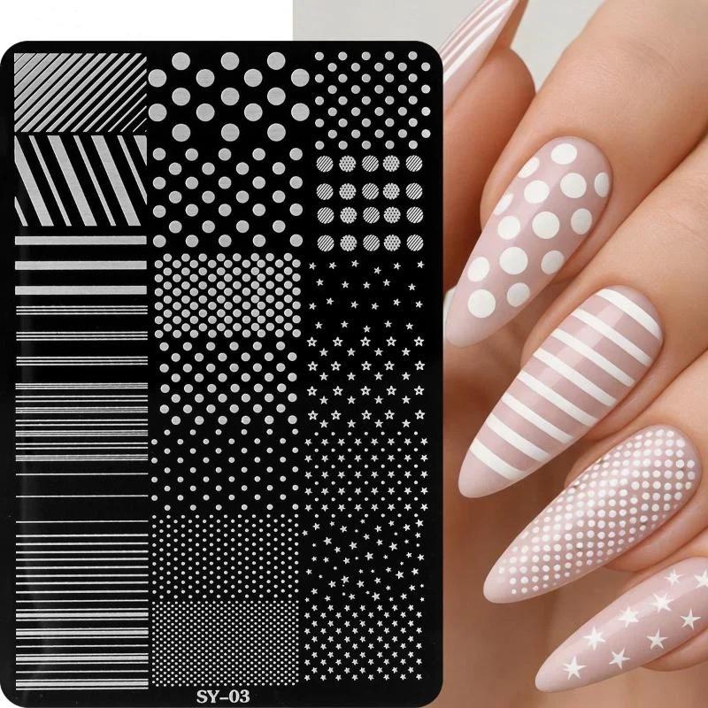 3D Cute Dotting & Strip Lines  - 3D Printing Template ulasan dan harga
