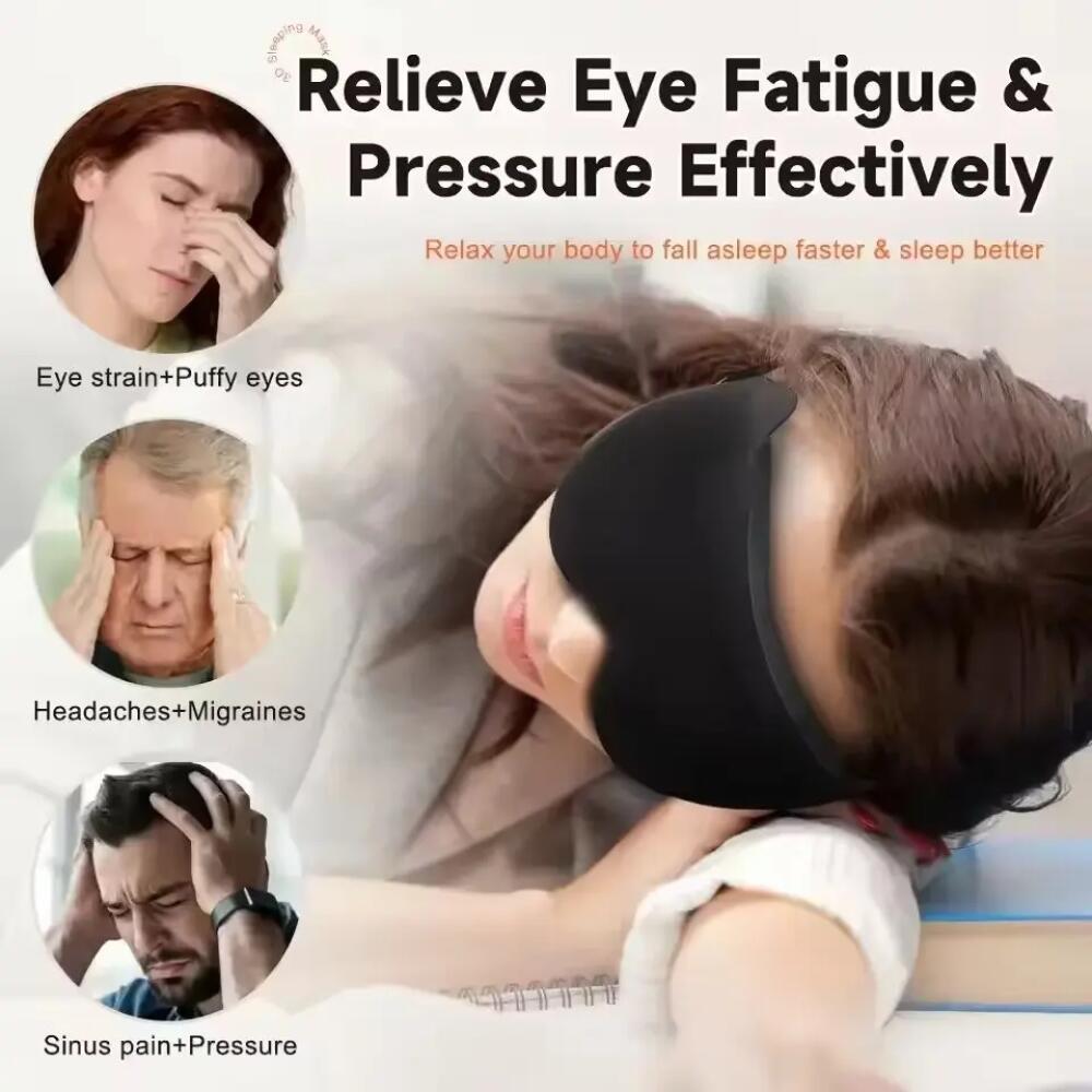 New 3D Sleep Eye Mask Stereosc - 3D Printing Mask ulasan dan harga
