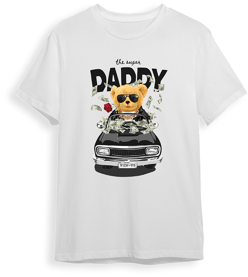 Cartoon Bear Trend Iron Sticke - 3D Printing On Fabric ulasan dan harga