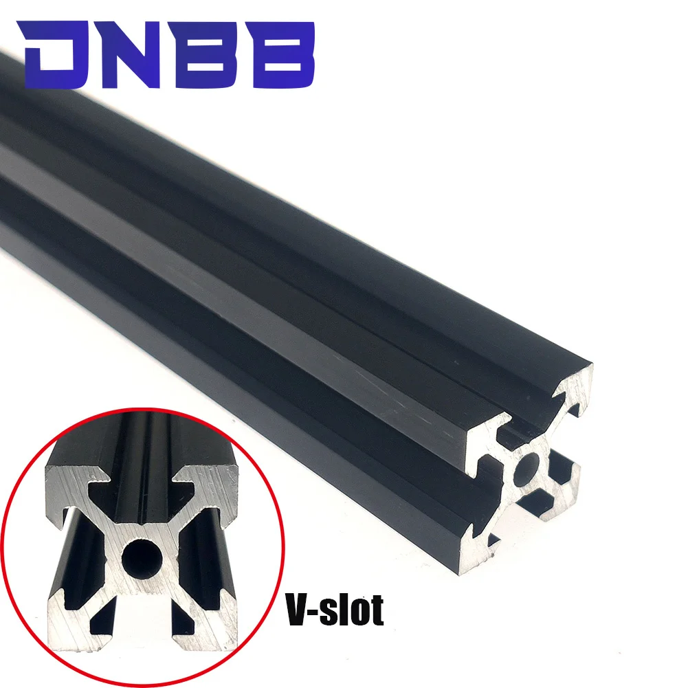 Black oxide 100-800mm 2020 V s - V Slot Aluminum Extrusion ulasan dan harga