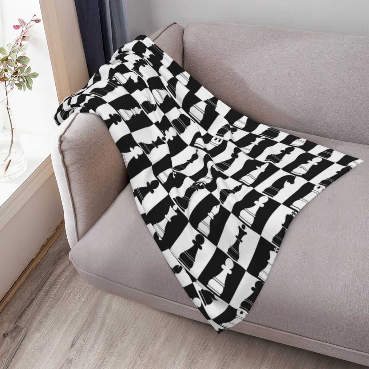 Black and White Chess Board Pr - 3D Printing Chess ulasan dan harga