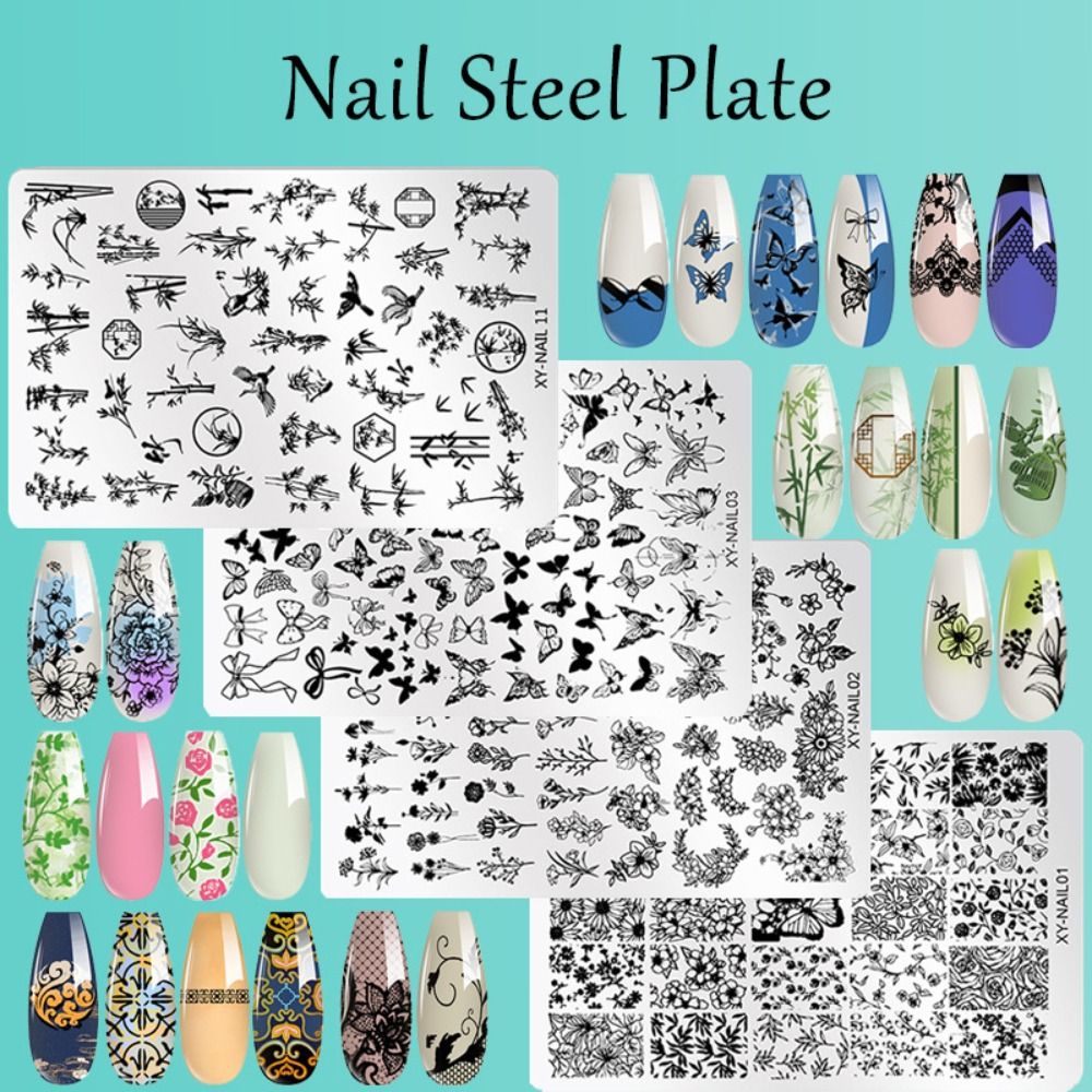 NEW Stainless Steel Nail Print - 3D Printing Template ulasan dan harga