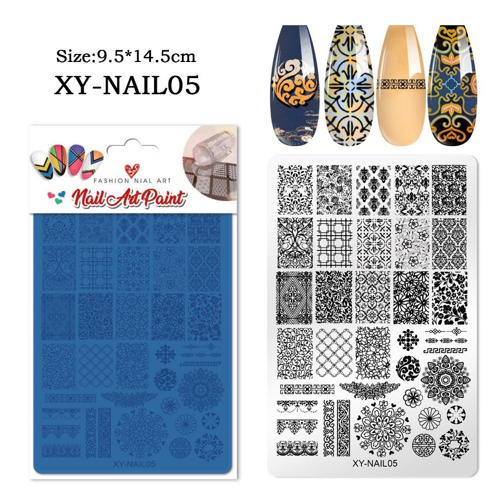 NEW Stainless Steel Nail Print - 3D Printing Template ulasan dan harga