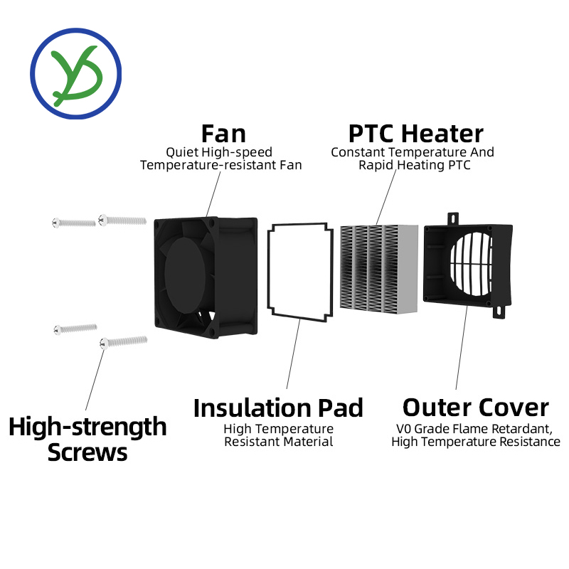 12V~220V Insulated PTC Heater  - 3D Printing Ptc ulasan dan harga