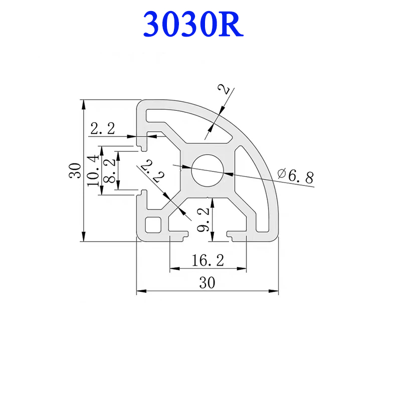 1PC 3030R European Standard Al - 3D Printer Enclosure Frame ulasan dan harga