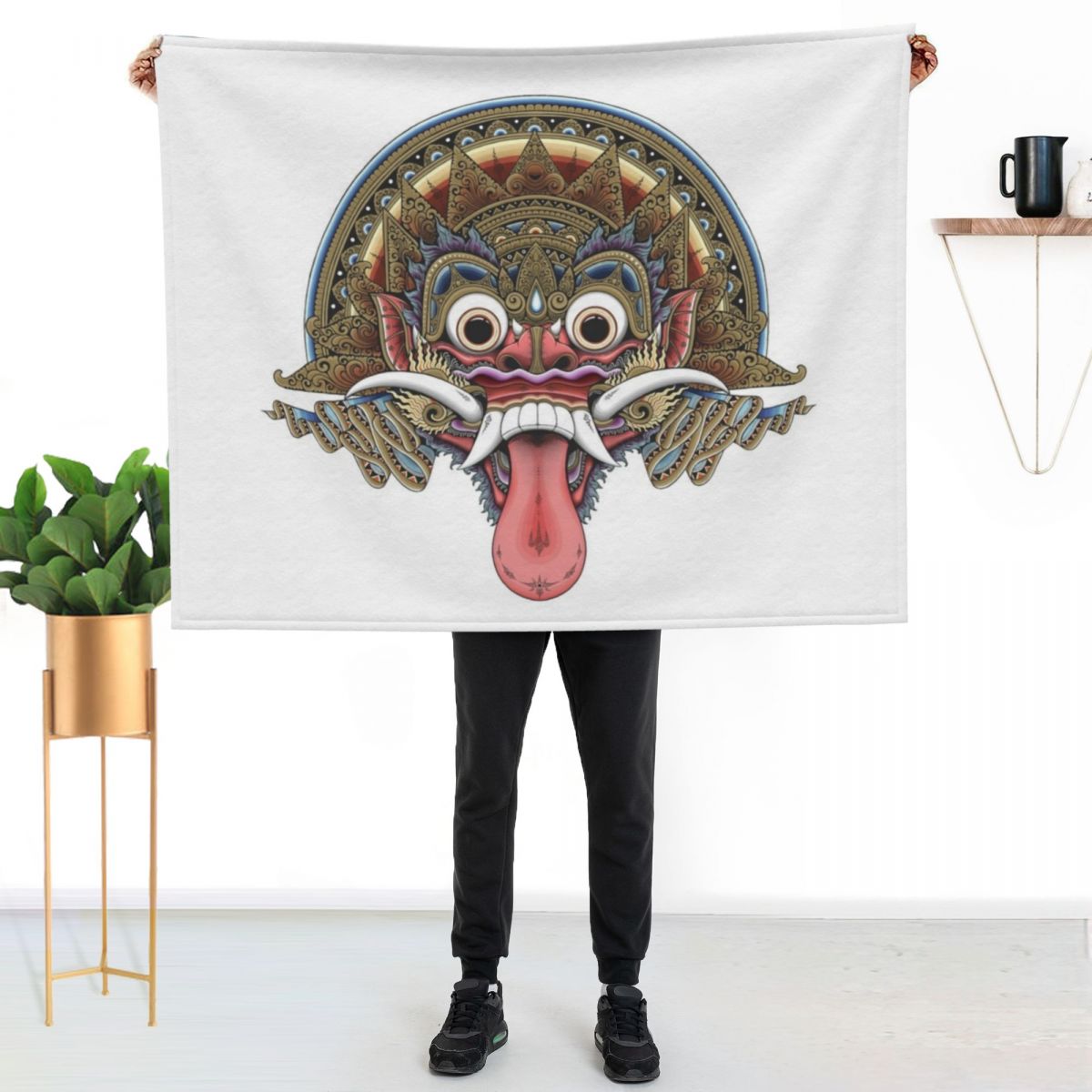 Bali Boma Throw Blanket For So - 3D Printing Bali ulasan dan harga