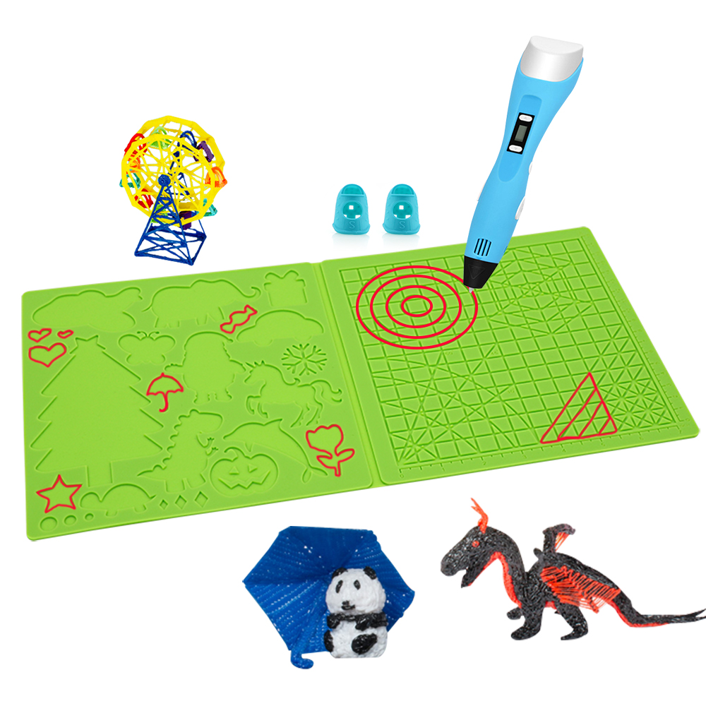 3D Printing Pen Silicone Pad w - 3D Printing Template ulasan dan harga