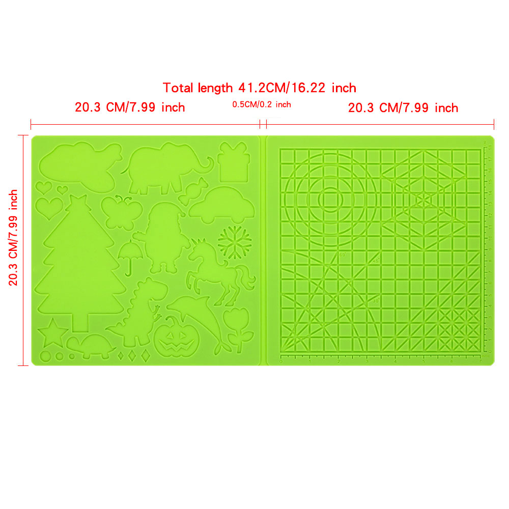 3D Printing Pen Silicone Pad w - 3D Printing Template ulasan dan harga