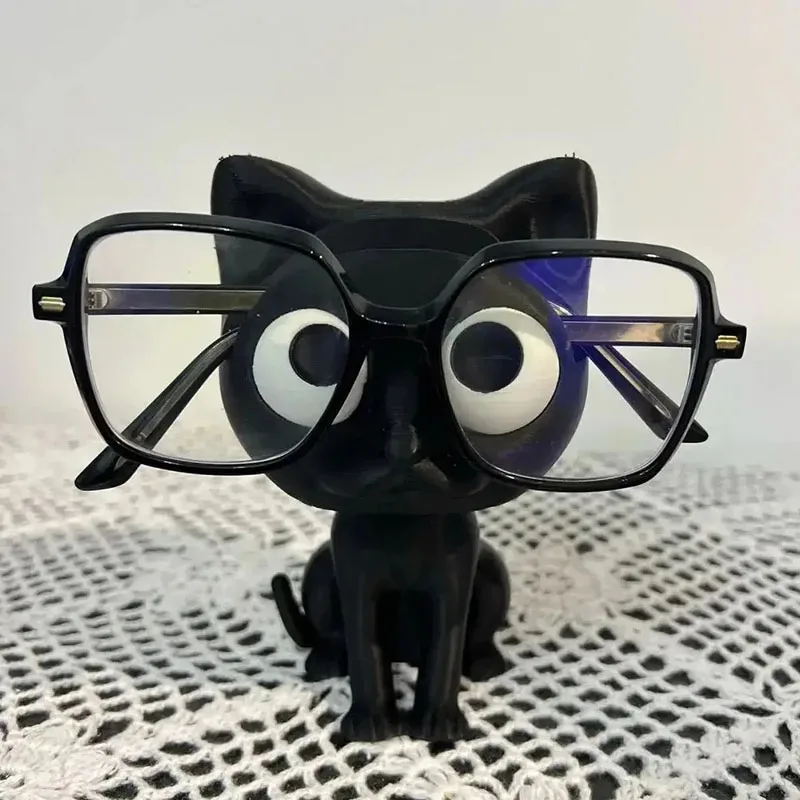 3D Printed Cute Cat Desktop St - 3D Printing Glasses Frames ulasan dan harga