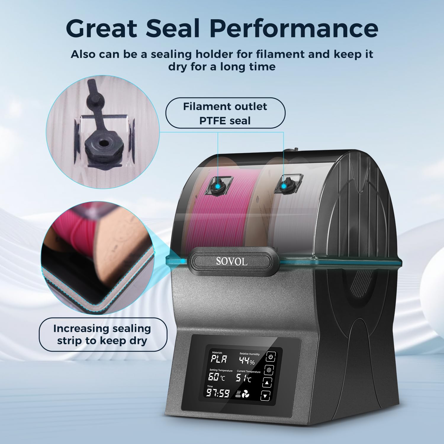 Sovol Filament Dryer SH02 Dry  - 3D Printing Ptc ulasan dan harga