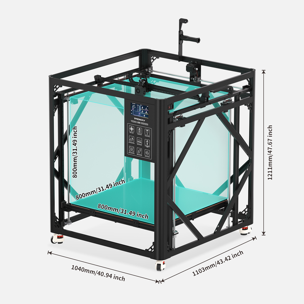 TRONXY VEHO 800 PRO 3D Printer - 3D Printing Software ulasan dan harga