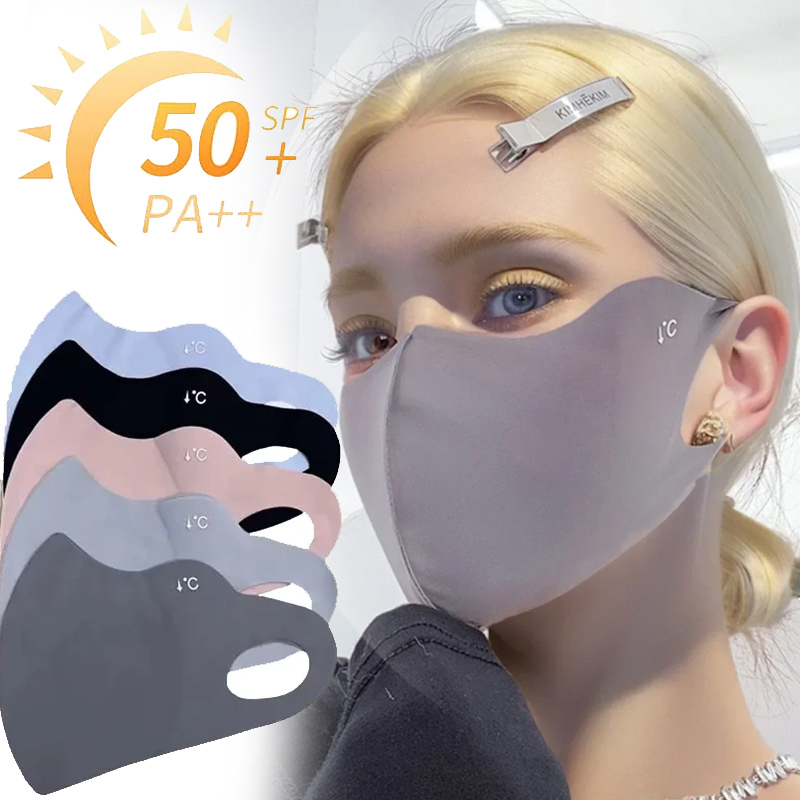 Summer Sun Protection Face Mas - 3D Printing Mask ulasan dan harga