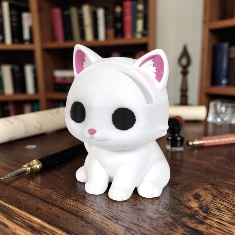 Creative Cute Cat-shaped Glass - 3D Printing Glasses Frames ulasan dan harga