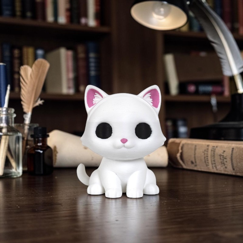 Creative Cute Cat-shaped Glass - 3D Printing Glasses Frames ulasan dan harga