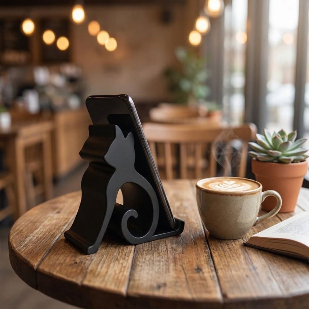 3D Printed Cute Kitten Phone S - 3D Printing Tablet ulasan dan harga