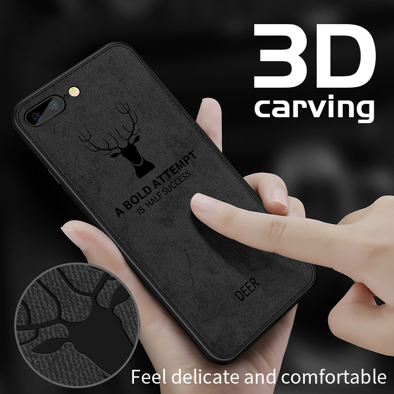 Deer 3D Print Vintage Fabric C - 3D Printing On Fabric ulasan dan harga