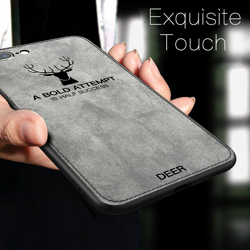 Deer 3D Print Vintage Fabric C - 3D Printing On Fabric ulasan dan harga