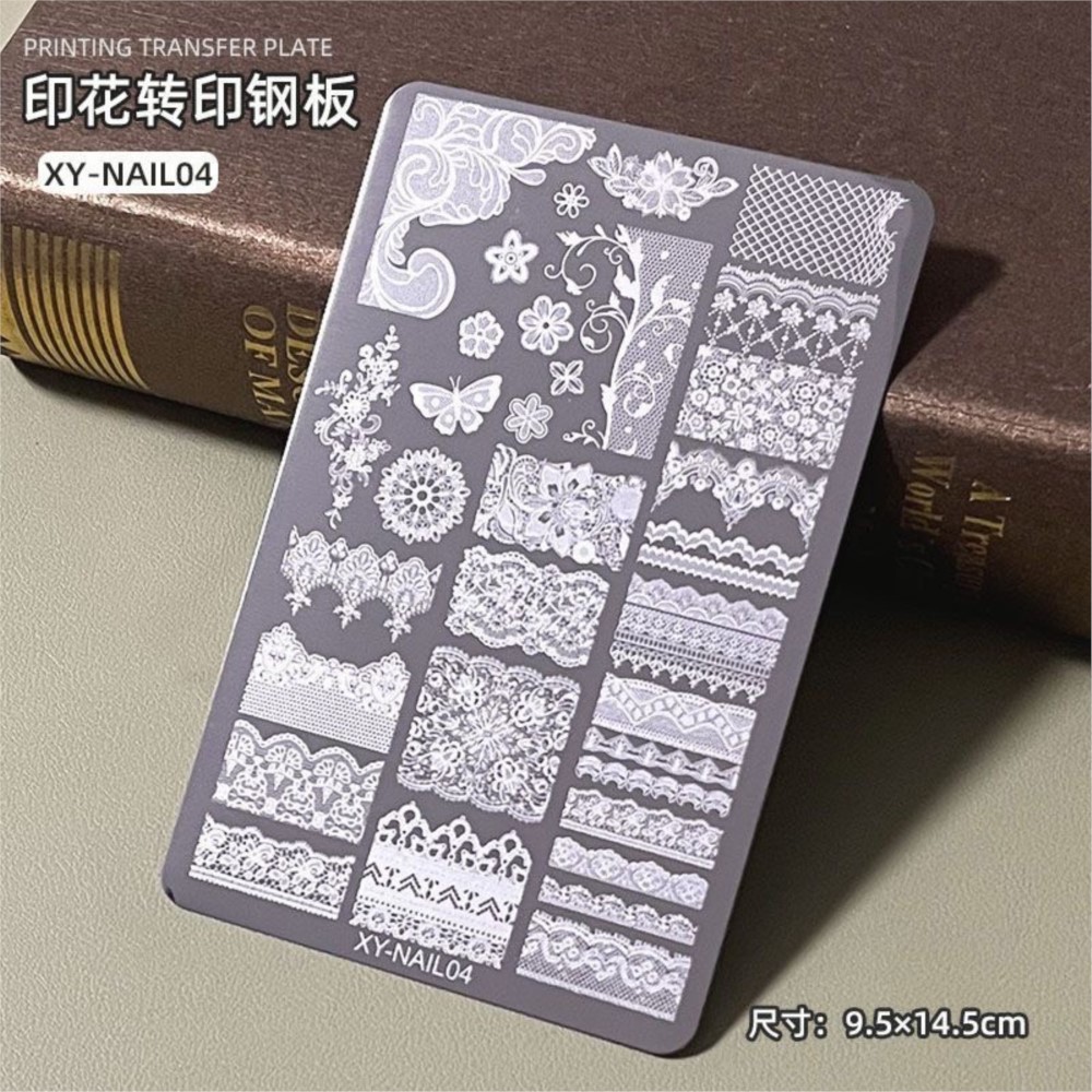 9*15cm 3D Lace Butterfly Nail  - 3D Printing Template ulasan dan harga