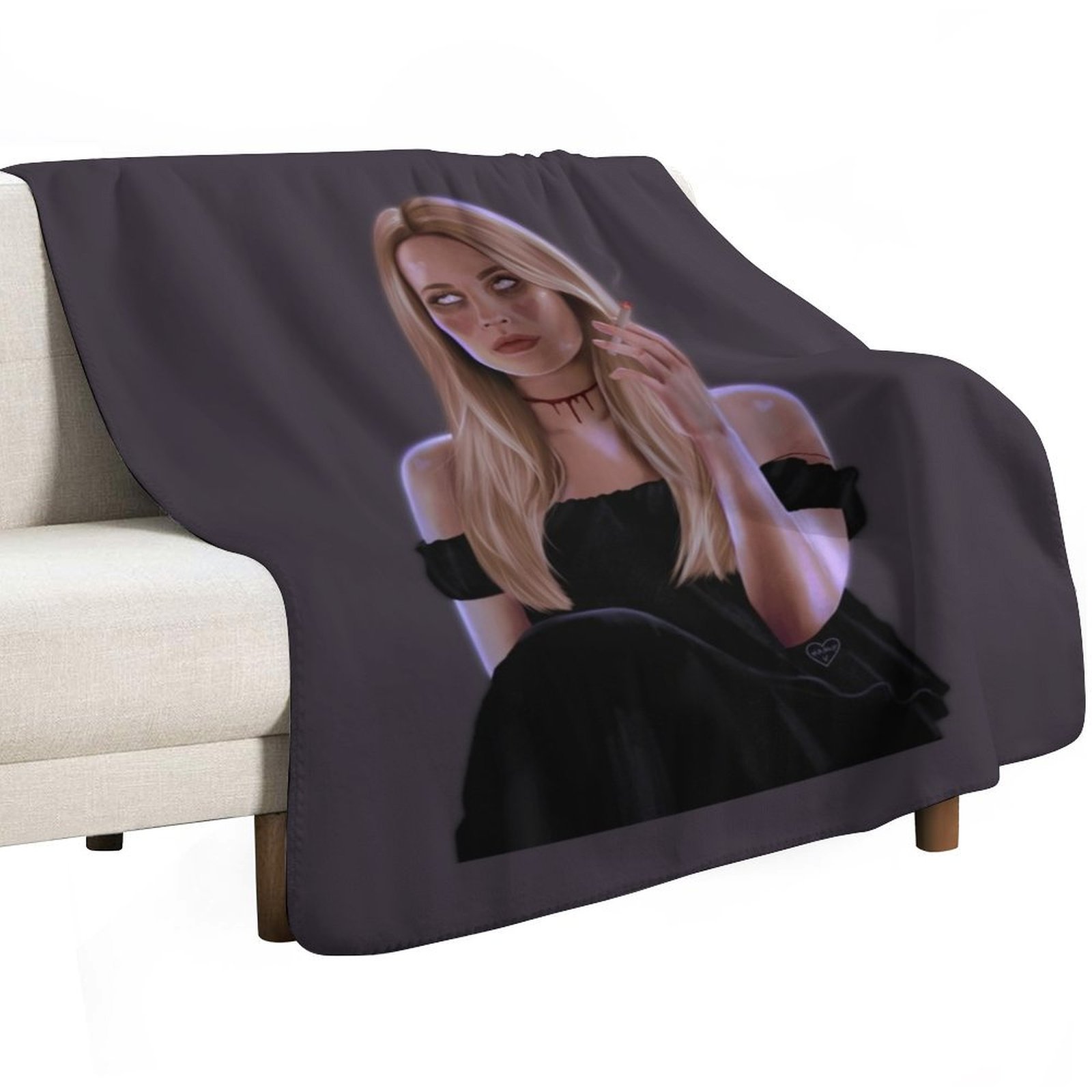 Madison Montgomery Throw Blank - 3D Printing On Fabric ulasan dan harga