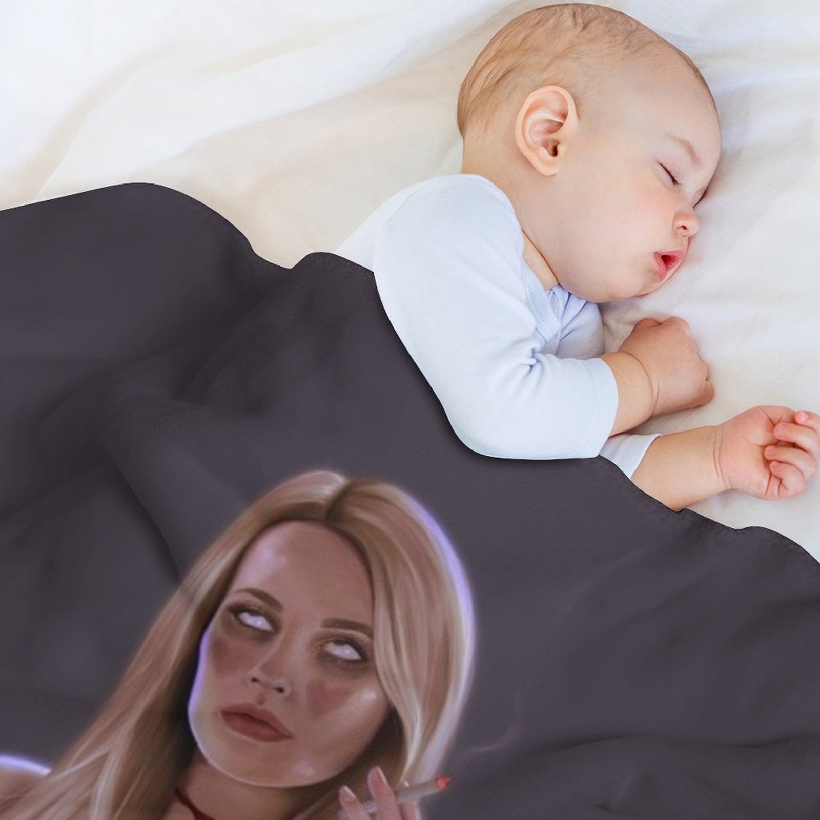 Madison Montgomery Throw Blank - 3D Printing On Fabric ulasan dan harga